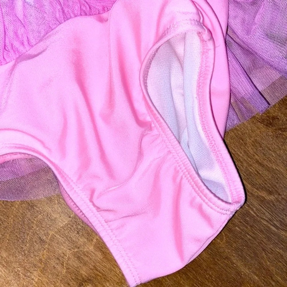 Cat & Jack pink unicorn one piece swimsuit size 12 months - Picture 4 of 6